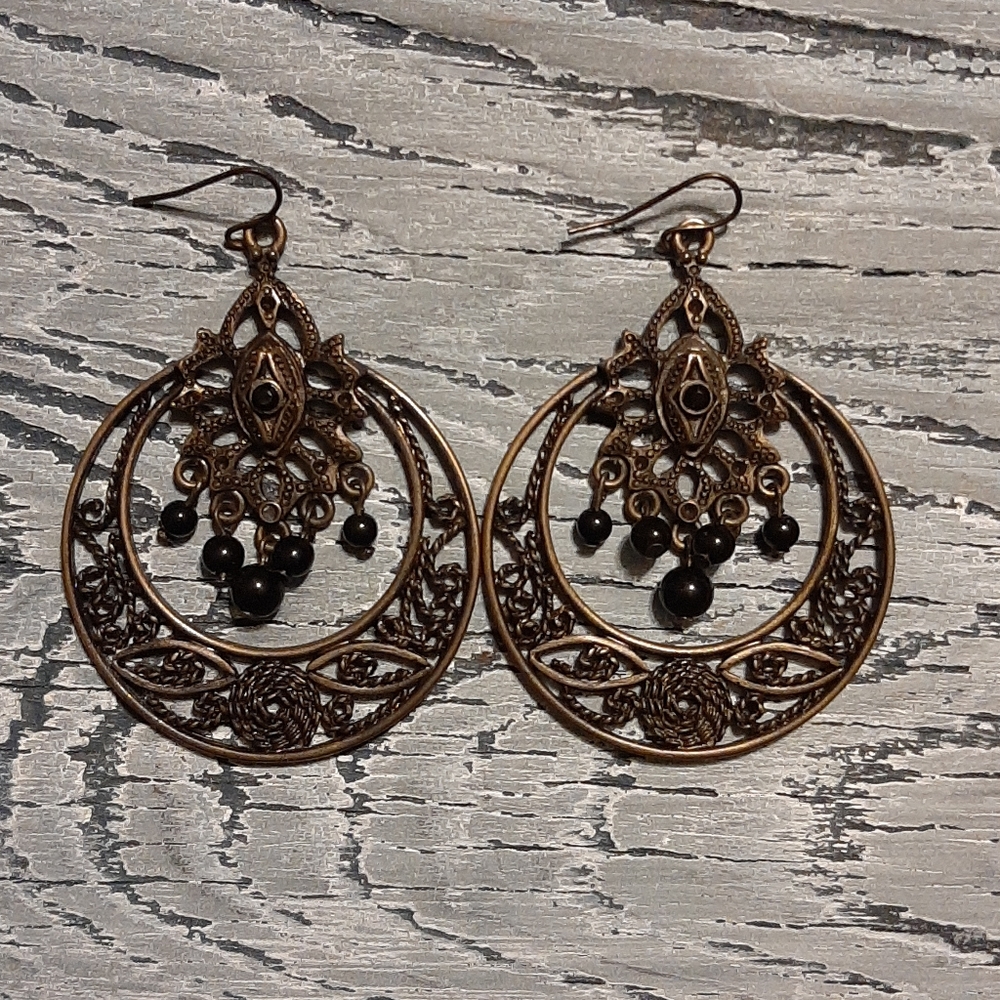 Bronze | Black |☆Boho☆ Earrings